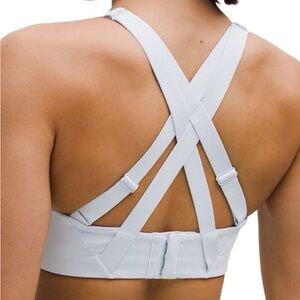 Lululemon Energy Bra *High Support Starch Blue Size 38 DD NWT